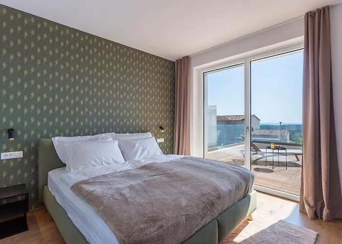 Design Emily White With Seaview Near Rovinj